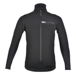 Diese schwarze Winterjacke der Marke 3face ist speziell für Velofahrten bei kaltem Wetter konzipiert. Im Rückenbereich ist ein leuchtendes LED-System eingebaut, das per Powerbank gespeist wird und für mehr Sichtbarkeit im Strassenverkehr sorgt. Die Jacke bietet durch ihre isolierenden Materialien optimalen Schutz gegen Wind und Kälte. Funktion trifft Sicherheit im urbanen Design.