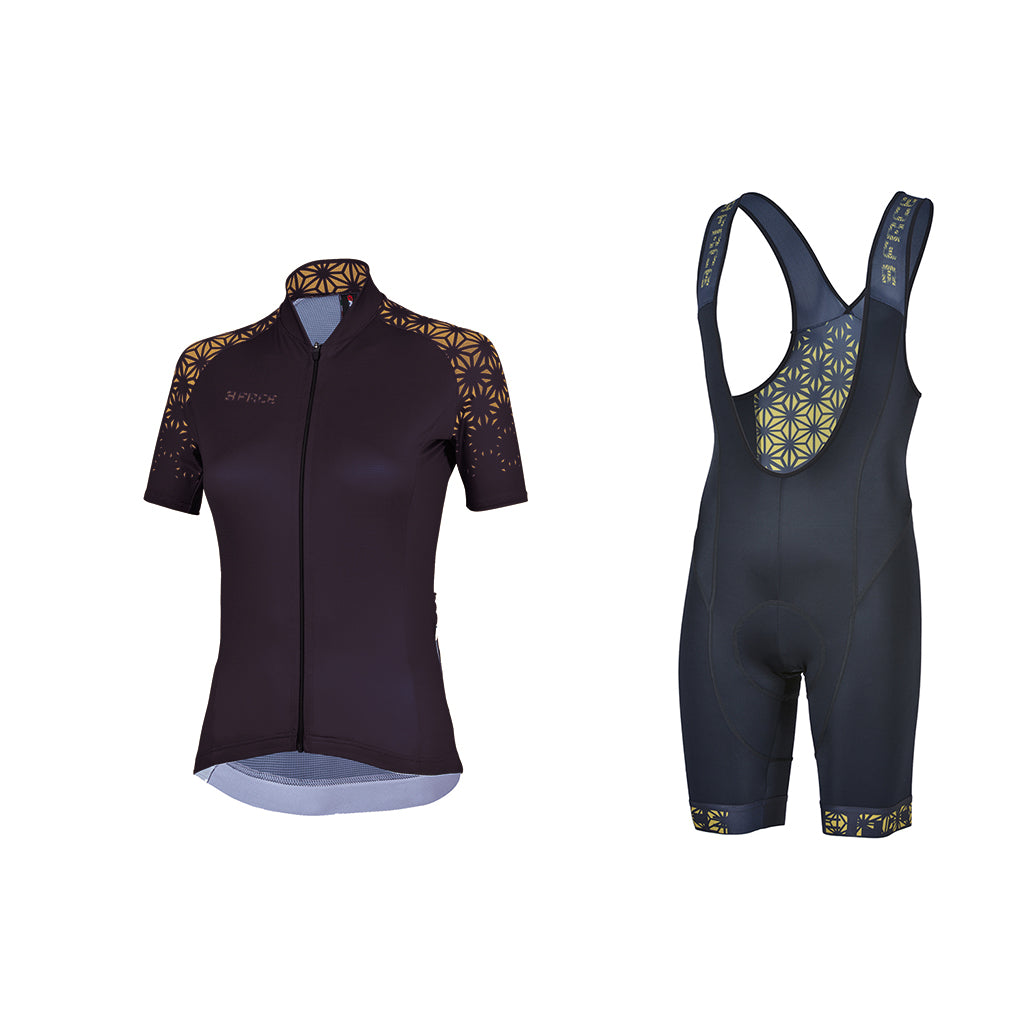 Das schwarze Damen-Velo-Set von ESA bietet eine Kombination aus sportlichem Design und funktionaler Performance. Das atmungsaktive Material reguliert die Feuchtigkeit, während die ergonomische Passform maximale Bewegungsfreiheit garantiert. Ideal für lange Velotouren und intensives Training.