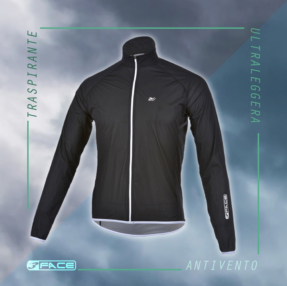 Diese ultraleichte Wind- und Regenjacke von 3face kombiniert Funktionalität mit minimalem Gewicht. Dank atmungsaktiver Membran schützt sie vor Regen und Wind, ohne zu überhitzen. Ideal für Velotouren und Outdoor-Abenteuer.