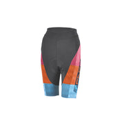 Die abgebildete Damen-Velohose ohne Träger von 3face zeigt sich in moderner Graphite-Farbe und körpernaher Passform. Sie bietet eine glatte Frontpartie mit ergonomischer Nahtführung und wurde speziell für weibliche Anatomie entwickelt. Das atmungsaktive Funktionsmaterial unterstützt optimal bei sportlichen Velotouren. Die Hose kombiniert Stil, Komfort und Performance für aktive Frauen.