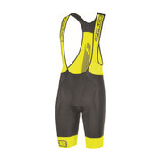 Die schwarz-gelbe Herren-Velohose von 3face bietet eine perfekte Kombination aus Komfort und Performance. Das elastische, atmungsaktive Material sorgt für eine optimale Passform, während die ergonomische Polsterung Druckstellen reduziert. Der sportliche Schnitt mit rutschfestem Bund garantiert einen sicheren Halt bei jeder Velotour.