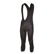 Schwarze 3/4-Velohose für Herren der Marke 3face, ideal für Velotouren bei wechselhaftem Wetter. Die Hose ist enganliegend geschnitten und bietet dank elastischem Funktionsmaterial optimale Bewegungsfreiheit. Die Sitzpolsterung ist gut sichtbar und sorgt für hohen Komfort auf längeren Strecken.