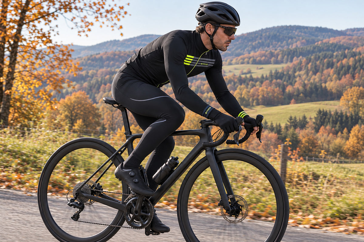 Das STRAIDER Langarm-Trikot von 3face kombiniert Wärmeisolierung mit einer sportlichen, enganliegenden Passform. Das elastische, funktionale Gewebe schützt vor kühlem Fahrtwind, während die langen Ärmel für zusätzliche Wärme sorgen – perfekt für Velofahrten in der Übergangszeit.