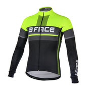 Das DEAL Langarm-Velo-Trikot von 3face in Gelb und Schwarz kombiniert ein modernes Design mit hoher Funktionalität. Das atmungsaktive, feuchtigkeitsableitende Material sorgt für optimalen Tragekomfort, während die enganliegende Passform aerodynamische Vorteile bietet.
