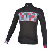 Das QUBO Langarm-Velo-Trikot von 3face in einem stilvollen Design bietet optimalen Komfort für kühle Fahrten. Das atmungsaktive, feuchtigkeitsableitende Material sorgt für eine angenehme Temperaturregulierung, während die enganliegende Passform aerodynamische Vorteile bietet.